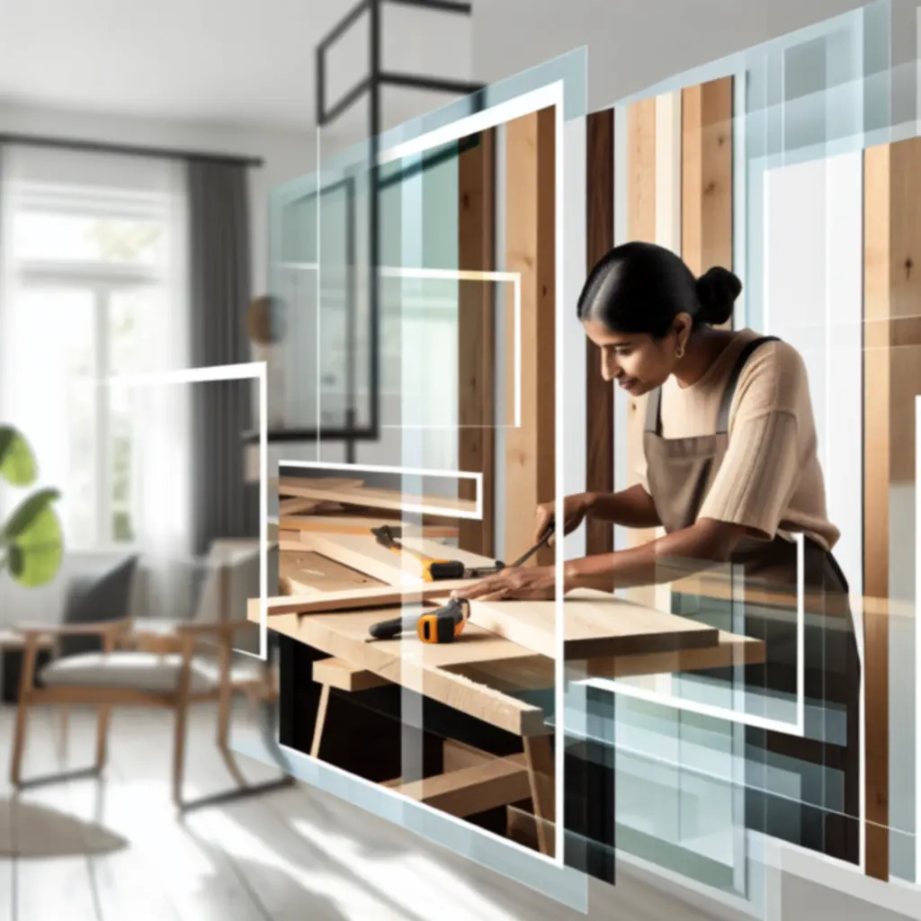 Detail van zorgvuldig uitgevoerd renovatiewerk in een appartement.