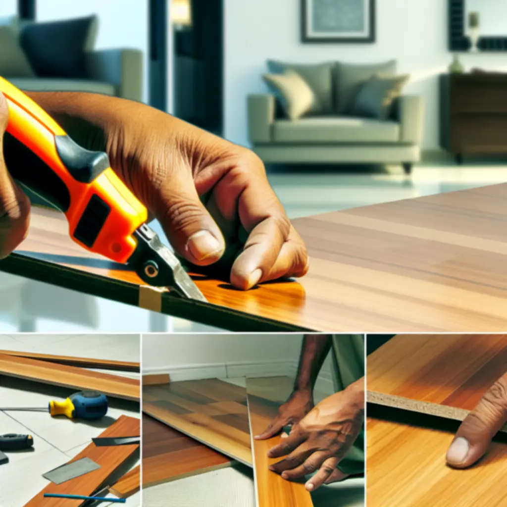 Detailopname van hoogwaardige afwerking in een appartement